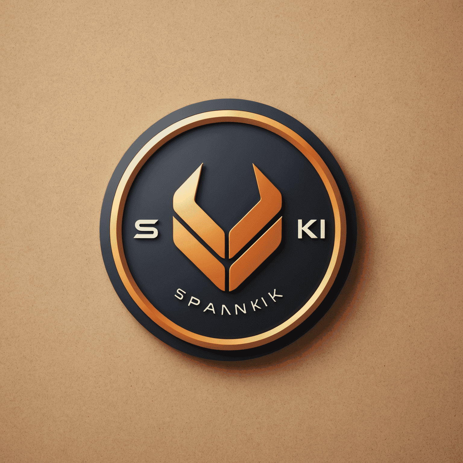 Spankki logo - moderni ja luotettava teknologiayrityksen tunnus